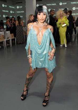 September 14, 2026, Bronx, New York, USA: Thea Trinidad BÃ‚Â¸dgen attends runway for The Blonds 20th Anniversary by David and Phillipe Blond presented by Motorola Razr Spring Summer 27 fashion show during SS27 FW at Lavan in New York, NY on September 15, 2026. Bronx USA  - ZUMAr339 20260914_znp_r339_135 Copyright: xLevxRadinx