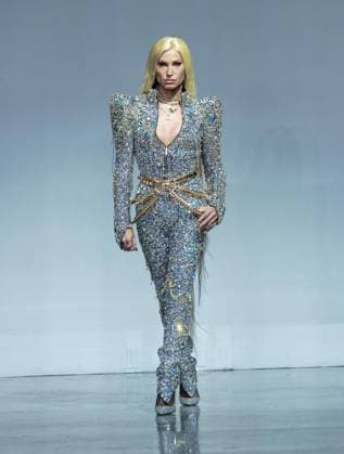 September 14, 2026, Bronx, New York, USA: Phillipe Blond walks runway for The Blonds 20th Anniversary by David and Phillipe Blond presented by Motorola Razr Spring Summer 27 fashion show during SS27 FW at Lavan in New York, NY on September 15, 2026. Bronx USA  - ZUMAr339 20260914_znp_r339_168 Copyright: xLevxRadinx