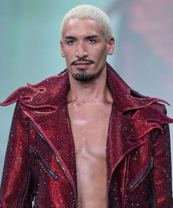 September 14, 2026, Bronx, New York, USA: A model walks runway for The Blonds 20th Anniversary by David and Phillipe Blond presented by Motorola Razr Spring Summer 27 fashion show during SS27 FW at Lavan in New York, NY on September 15, 2026. Bronx USA  - ZUMAr339 20260914_znp_r339_205 Copyright: xLevxRadinx