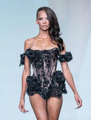 September 14, 2026, Bronx, New York, USA: A model walks runway for The Blonds 20th Anniversary by David and Phillipe Blond presented by Motorola Razr Spring Summer 27 fashion show during SS27 FW at Lavan in New York, NY on September 15, 2026. Bronx USA  - ZUMAr339 20260914_znp_r339_216 Copyright: xLevxRadinx