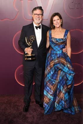 Apple TV s Primetime Emmy Party Red Carpet Stephen Colbert and wife Evelyn McGee-Colbert attend the 2026 Apple TV s Primetime Emmy Party red carpet at Nya Studios West in Los Angeles, California on 14 September 2026, Credit:Sadou Faye Faye Sadou Avalon Los Angeles, California  Copyright: xSadouxFayex xFayexSadoux xAvalonx 1134861263