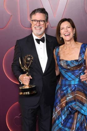 Apple TV s Primetime Emmy Party Red Carpet Stephen Colbert and wife Evelyn McGee-Colbert attend the 2026 Apple TV s Primetime Emmy Party red carpet at Nya Studios West in Los Angeles, California on 14 September 2026, Credit:Sadou Faye Faye Sadou Avalon Los Angeles, California  Copyright: xSadouxFayex xFayexSadoux xAvalonx 1134861266