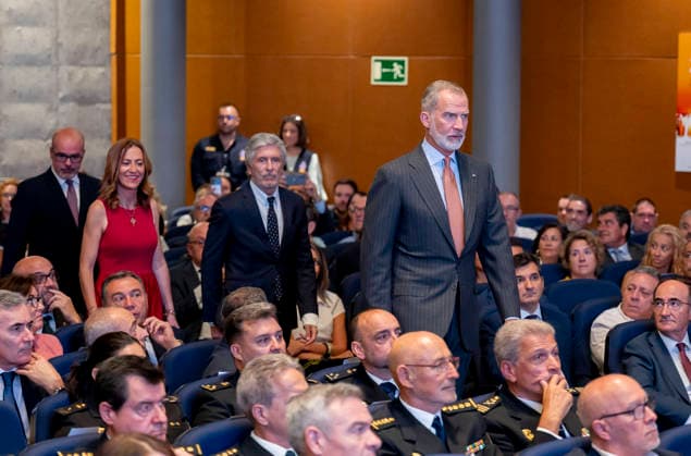 The King presides over the opening of the 2026–2027 academic year at the National School of Civil Protection King Felipe VI and the Minister of the Interior, Fernando Grande Marlaska, during the opening of the 2026–2027 academic year at the National School of Civil Protection, on September 15, 2026, in Rivas Vaciamadrid, Madrid, Spain. The King presided over the opening ceremony to mark the renovation of the school’s facilities, where students will receive specialized civil protection training from the General State Administration and other entities with which the school maintains collaborative relationships. SEPTEMBER 15, 2026, Rivas Vaciamadrid, Madrid, Rivas Vaciamadrid, Madrid, Spain Copyright: xAlbertoxOrtegax 7776036