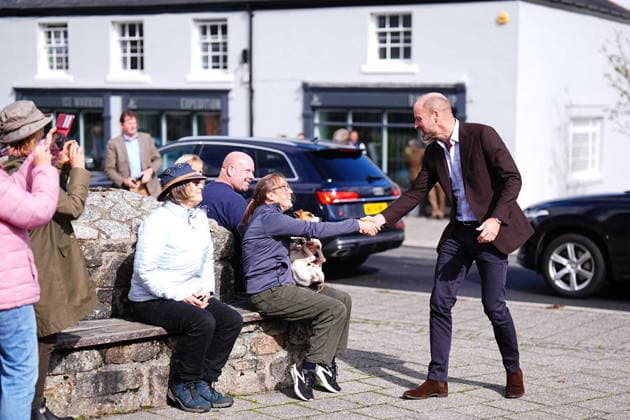 Duke of Cornwall visit to Dartmoor The Prince of Wales, who is known as the Duke of Cornwall whilst in Cornwall, meets members of the public during a visit to Princetown in Dartmoor to launch the new Princetown Community Fund. The new fund will make at least Å250,000 available to support locally led projects delivering social, economic and environmental benefit to the community of Princetown. Picture date: Tuesday September 15, 2026. PA Photo., Credit:Aaron Chown PA ROTA - B68 Avalon UK, Princetown  Copyright: xAaronxChownx xPAxROTAx-xB68x xAvalonx 1134887781