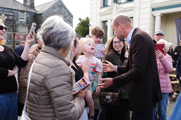 Duke of Cornwall visit to Dartmoor The Prince of Wales, who is known as the Duke of Cornwall whilst in Cornwall, meets members of the public during a visit to Princetown in Dartmoor to launch the new Princetown Community Fund. The new fund will make at least Å250,000 available to support locally led projects delivering social, economic and environmental benefit to the community of Princetown. Picture date: Tuesday September 15, 2026. PA Photo., Credit:Aaron Chown PA ROTA - B68 Avalon UK, Princetown  Copyright: xAaronxChownx xPAxROTAx-xB68x xAvalonx 1134907305