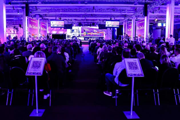 Opening of IAA Transportation 2026 with a tour of the exhibition; opening remarks by Hildegard Müller, President of the German Association of the Automotive Industry (VDA); Hannover; Hannover Messe, Hall 18; Lower Saxony; Hannover Region; Germany