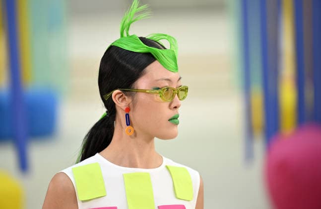 Madrid Fashion Week MADRID, SPAIN - SEPTEMBER 15: A model presents a creation by Spanish designer Agatha Ruiz de la Prada for the Spring Summer 2027 collection during Mercedes-Benz Fashion Week Madrid at the Crystal Gallery of Cibeles Palace in Madrid, Spain, on September 15, 2026. Burak Akbulut Anadolu Madrid Spain. Editorial use only. Please get in touch for any other usage.  Copyright: x2026xAnadoluxBurakxAkbulutx