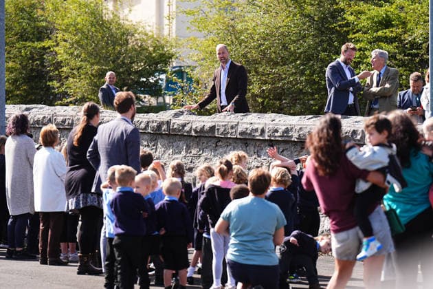 . 15 09 2026. Princetown, United Kingdom. Prince William, the Prince of Wales, during a visit to Princetown in Dartmoor, United Kingdom, to launch the new Princetown Community Fund.  xPoolx xi-Imagesx IIM-27006-0028