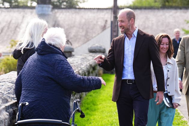 . 15 09 2026. Princetown, United Kingdom. Prince William, the Prince of Wales, during a visit to Princetown in Dartmoor, United Kingdom, to launch the new Princetown Community Fund.  xPoolx xi-Imagesx IIM-27006-0031