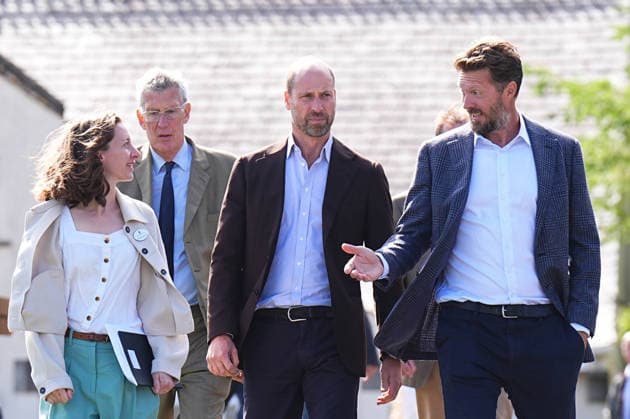 . 15 09 2026. Princetown, United Kingdom. Prince William, the Prince of Wales, during a visit to Princetown in Dartmoor, United Kingdom, to launch the new Princetown Community Fund.  xPoolx xi-Imagesx IIM-27006-0033