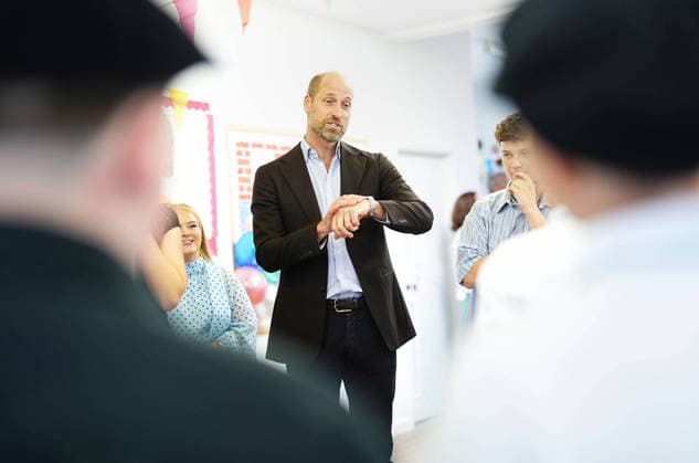 . 15 09 2026. Princetown, United Kingdom. Prince William, the Prince of Wales, during a visit to Princetown in Dartmoor, United Kingdom, to launch the new Princetown Community Fund.  xPoolx xi-Imagesx IIM-27006-0034