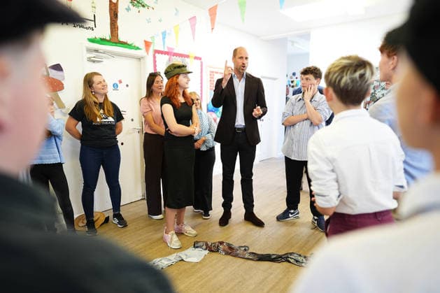 . 15 09 2026. Princetown, United Kingdom. Prince William, the Prince of Wales, during a visit to Princetown in Dartmoor, United Kingdom, to launch the new Princetown Community Fund.  xPoolx xi-Imagesx IIM-27006-0039