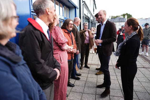 . 15 09 2026. Princetown, United Kingdom. Prince William, the Prince of Wales, during a visit to Princetown in Dartmoor, United Kingdom, to launch the new Princetown Community Fund.  xPoolx xi-Imagesx IIM-27006-0040