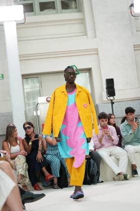A model wears at collection runway a creation from Agatha Ruiz de la Prada during Pasarela Cibeles Mercedes-Benz Fashion Week Madrid 2026 in Madrid, on Tuesday , 15 September 2026. Cordon Press 