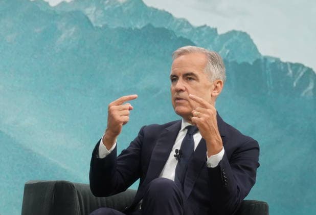 September 15, 2026, Toronto, On, Canada: Prime Minister Mark Carney speaks during a fireside chat with the Chief Executive Officer of PSP Investments, Deborah Orida, in Toronto, on Tuesday, Sept. 15, 2026. Toronto Canada  - ZUMAc35_ 20260915_zaf_c35_013 Copyright: xNathanxDenettex