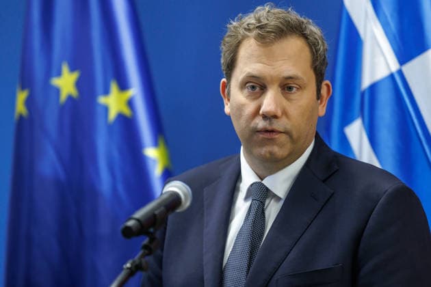 Lars Klingbeil (SPD), Federal Minister of Finance, during a press statement with Eurogroup President Kyriakos Pierrakakis Lars Klingbeil (SPD), Federal Minister of Finance, during a press conference with Eurogroup President Kyriakos Pierrakakis at the Ministry of Finance on September 15, 2026, in Berlin, Berlin, Berlin, Germany, Ministry of Finance