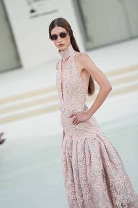 A model wears at collection runway a creation from HannibalLaguna during Pasarela Cibeles Mercedes-Benz Fashion Week Madrid 2026 in Madrid, onTuesday ,15 September 2026. Cordon Press 
