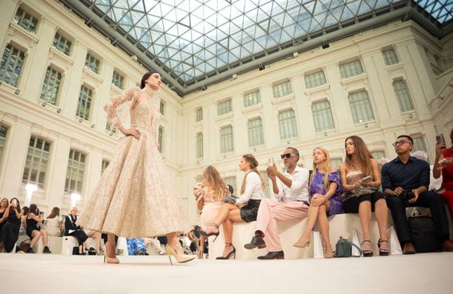 Hannibal Laguna s Fashion Show at MBFW 2026 Hannibal Laguna s fashion show as part of Mercedes-Benz Fashion Week, held at the Crystal Gallery of the Palacio de Cibeles on September 15, 2026, in Madrid, Spain. This Hannibal Laguna fashion show coincides with the celebration of his 40 years in the fashion world and his recognition as Best National Designer at this edition of MBFWMadrid. September 15, 2026, Madrid, Spain  Copyright: xEduardoxParrax 7777004