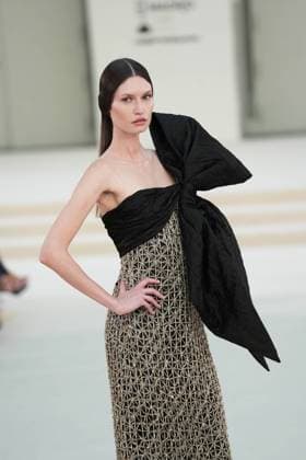 A model wears at collection runway a creation from HannibalLaguna during Pasarela Cibeles Mercedes-Benz Fashion Week Madrid 2026 in Madrid, onTuesday ,15 September 2026. Cordon Press 