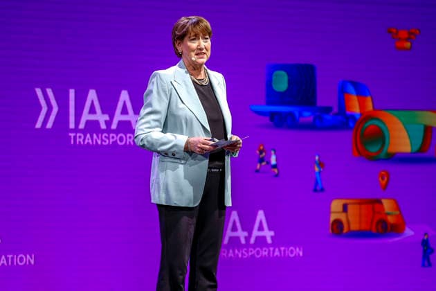Opening of IAA Transportation 2026 with a tour of the exhibition; opening remarks by Hildegard Müller, President of the German Association of the Automotive Industry (VDA), Hannover; Hannover Messe; Lower Saxony; Hannover Region; Germany