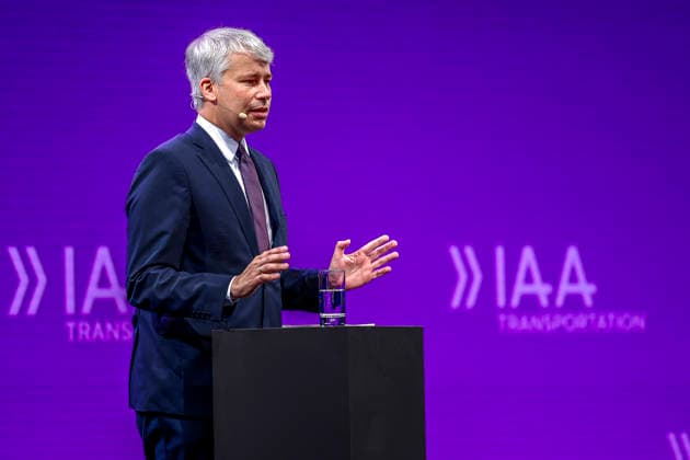 Opening of IAA Transportation 2026 with a tour of the exhibition; opening remarks by Steffen Bilger (CDU), Federal Minister of Transportation of the Federal Republic of Germany; Hanover; Hanover Messe; Lower Saxony; Hanover Region; Germany
