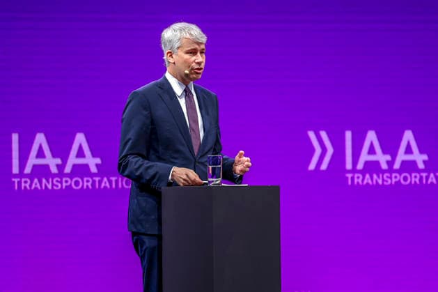 Opening of IAA Transportation 2026 with a tour of the exhibition; opening remarks by Steffen Bilger (CDU), Federal Minister of Transportation of the Federal Republic of Germany; Hanover; Hanover Messe; Lower Saxony; Hanover Region; Germany