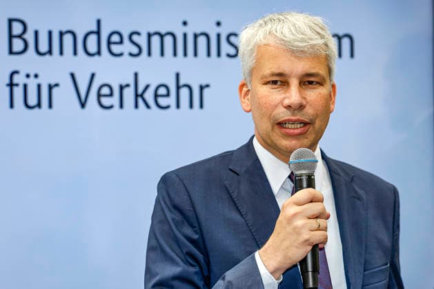 Opening of IAA Transportation 2026 with a tour of the exhibition hall; booth of the Federal Ministry of Transport; Steffen Bilger (CDU), Federal Minister of Transport of the Federal Republic of Germany; Hanover; Hanover Messe; Lower Saxony; Hanover Region; Germany