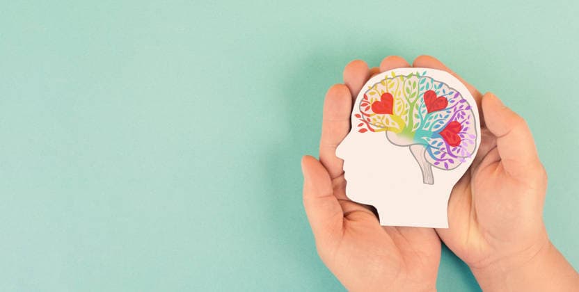 Day the mental Health, Spirit with Heart and colorful Tree, Neurodiversity Autism, emotional Intelligence, Friendliness, empathy and Support, Positive Thoughts, human Brain 1133608706