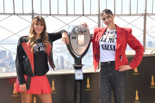 NEW YORK, NY- SEPTEMBER 15: Ha*Ash Light the Empire State Building to Celebrate Mexican Independence Day in Partnership with the Consulate General of Mexico in New York on September 15, 2026 in New York City. Copyright: xmpi099 MediaPunchx