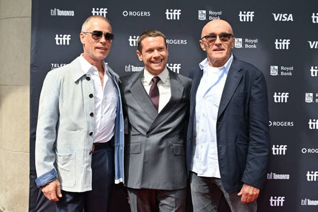 TIFF Toronto Screening Ink Guy Pearce, Jack O Connell, Danny Boyle attending the screening of Ink ahead of Toronto International Film Festival (TIFF) in Toronto, Canada on September 15, 2026. Photo by Julien Reynaud APS-Medias ABACAPRESS.COM Toronto Canada  Copyright: xReynaudxJulien APS-Medias ABACAx