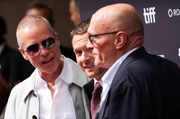 2026 Toronto International Film Festival - Ink TORONTO, CANADA - SEPTEMBER 15 : (L-R) Guy Pearce, Jack O’Connell and Danny Boyle attend the premiere of Ink during the 2026 Toronto International Film Festival at Princes of Wales Theatre in Toronto, Ontario, Canada on September 15, 2026. Mert Alper Dervis Anadolu Ontario Canada. Editorial use only. Please get in touch for any other usage.  Copyright: x2026xAnadoluxMertxAlperxDervisx