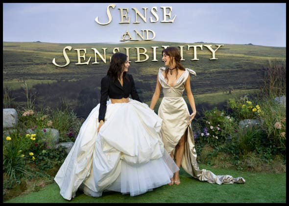 . 15 09 2026. London, United Kingdom. EsmŽ Creed-Miles and Daisy Edgar-Jones at the Sense and Sensibility world premiere in London.  xStephenxLockx xi-Imagesx IIM-27004-0035