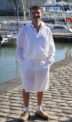Celebrites : 19 rd Festival Fiction de la Rochelle LA ROCHELLE, FRANCE September 15: JEROME NIEL Attendees at the PAOLO photocall at the port of La Rochelle on September 15, 2026, in La Rochelle, France. Photo: Laurent Lairys. la rochelleFrance  Copyright: xLaurentxLairysx