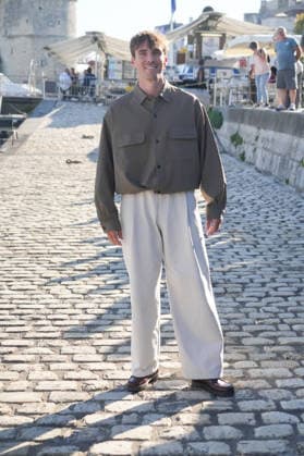 Celebrites : 19 rd Festival Fiction de la Rochelle LA ROCHELLE, FRANCE September 15: YOANN GASIOROWSKIL Attendees at the PAOLO photocall at the port of La Rochelle on September 15, 2026, in La Rochelle, France. Photo: Laurent Lairys. la rochelleFrance  Copyright: xLaurentxLairysx