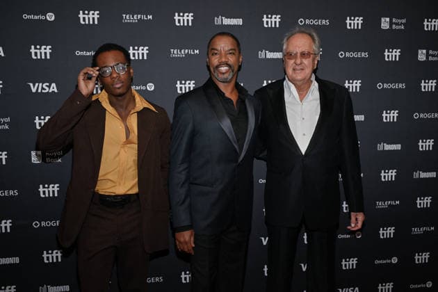 TIFF Toronto Screening Mr Nelson Did You Kill People Mark Merphy, Rodney Hicks, Geoffrey Rush attending the screening of Mr. Nelson, Did You Kill People? ahead of Toronto International Film Festival (TIFF) in Toronto, Canada on September 15, 2026. Photo by Julien Reynaud APS-Medias ABACAPRESS.COM Toronto Canada  Copyright: xReynaudxJulien APS-Medias ABACAx