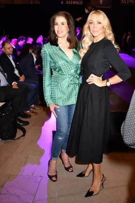 NEW YORK, NY- SEPTEMBER 15: Veronica Hearst and Anna Rothschild at the Vanderbilt & Seewald Global Studio Fashion Show at Grand Central Terminal-Vanderbilt Hall on September 15, 2026 in New York City. Copyright: xmpi099 MediaPunchx