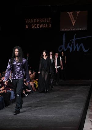 NEW YORK, NY- SEPTEMBER 15: DSTN Model at the Vanderbilt & Seewald Global Studio Fashion Show at Grand Central Terminal-Vanderbilt Hall on September 15, 2026 in New York City. Copyright: xmpi099 MediaPunchx