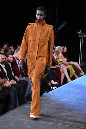 NEW YORK, NY- SEPTEMBER 15: Lorena Saravia Model at the Vanderbilt & Seewald Global Studio Fashion Show at Grand Central Terminal-Vanderbilt Hall on September 15, 2026 in New York City. Copyright: xmpi099 MediaPunchx