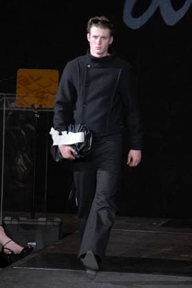 NEW YORK, NY- SEPTEMBER 15: DSTN Model at the Vanderbilt & Seewald Global Studio Fashion Show at Grand Central Terminal-Vanderbilt Hall on September 15, 2026 in New York City. Copyright: xmpi099 MediaPunchx