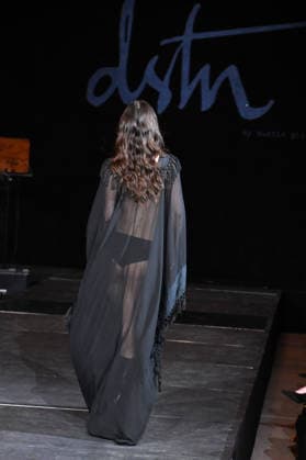 NEW YORK, NY- SEPTEMBER 15: DSTN Model at the Vanderbilt & Seewald Global Studio Fashion Show at Grand Central Terminal-Vanderbilt Hall on September 15, 2026 in New York City. Copyright: xmpi099 MediaPunchx