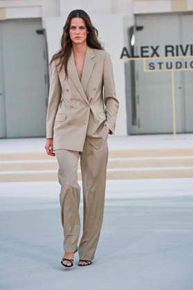 September 15, 2026, Madrid, Spain: A model parades with Alex Riviere design during Mercedes Benz Fashion Week Madrid Cibeles Palace in Madrid, 15 February of 2026 Spain Madrid Spain - ZUMAs197 20260915_aaa_s197_330 Copyright: xAtilanoxGarciax