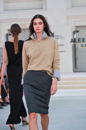 September 15, 2026, Madrid, Spain: A model parades with Alex Riviere design during Mercedes Benz Fashion Week Madrid Cibeles Palace in Madrid, 15 February of 2026 Spain Madrid Spain - ZUMAs197 20260915_aaa_s197_333 Copyright: xAtilanoxGarciax