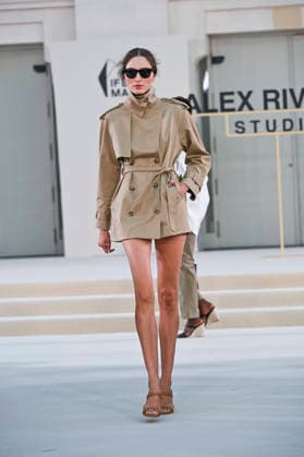 September 15, 2026, Madrid, Spain: A model parades with Alex Riviere design during Mercedes Benz Fashion Week Madrid Cibeles Palace in Madrid, 15 February of 2026 Spain Madrid Spain - ZUMAs197 20260915_aaa_s197_340 Copyright: xAtilanoxGarciax