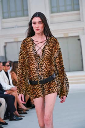September 15, 2026, Madrid, Spain: A model parades with Alex Riviere design during Mercedes Benz Fashion Week Madrid Cibeles Palace in Madrid, 15 February of 2026 Spain Madrid Spain - ZUMAs197 20260915_aaa_s197_344 Copyright: xAtilanoxGarciax