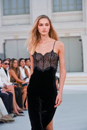 September 15, 2026, Madrid, Spain: A model parades with Alex Riviere design during Mercedes Benz Fashion Week Madrid Cibeles Palace in Madrid, 15 February of 2026 Spain Madrid Spain - ZUMAs197 20260915_aaa_s197_360 Copyright: xAtilanoxGarciax