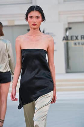 September 15, 2026, Madrid, Spain: A model parades with Alex Riviere design during Mercedes Benz Fashion Week Madrid Cibeles Palace in Madrid, 15 February of 2026 Spain Madrid Spain - ZUMAs197 20260915_aaa_s197_376 Copyright: xAtilanoxGarciax