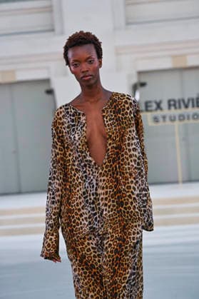 September 15, 2026, Madrid, Spain: A model parades with Alex Riviere design during Mercedes Benz Fashion Week Madrid Cibeles Palace in Madrid, 15 February of 2026 Spain Madrid Spain - ZUMAs197 20260915_aaa_s197_380 Copyright: xAtilanoxGarciax