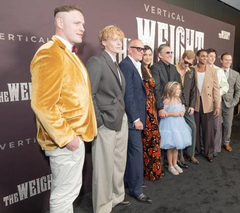 September 15, 2026, Bronx, New York, USA: George Burgess, Lucas Lynggaard Tonnesen, Padraic McKinleey, Julia Jones, Ethan Hawke, Avy Berry, Austin Amelio, Avi Nash, Cameron Brady, Alec Newman attend The Weight special screening at MoMA in New York, NY on September 15, 2026. Bronx USA - ZUMAr339 20260915_znp_r339_062 Copyright: xLevxRadinx