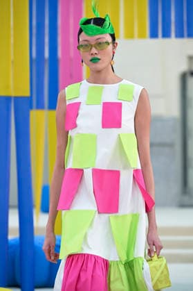 September 15, 2026, Madrid, Spain: A model parades with Agatha Ruiz de la Prada design during Mercedes Benz Fashion Week Madrid Cibeles Palace in Madrid, 15 February of 2026 Spain Madrid Spain - ZUMAs197 20260915_aaa_s197_404 Copyright: xAtilanoxGarciax