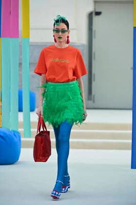 September 15, 2026, Madrid, Spain: A model parades with Agatha Ruiz de la Prada design during Mercedes Benz Fashion Week Madrid Cibeles Palace in Madrid, 15 February of 2026 Spain Madrid Spain - ZUMAs197 20260915_aaa_s197_405 Copyright: xAtilanoxGarciax